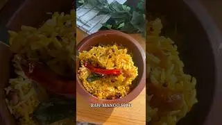Kairi cha bhaat recipe video | raw mango rice | green mango #kairi #mango #greenmango #rawmango