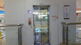 Awesome Schindler MRL Traction Glass Elevator at Xin'ao Shopping Center in Beijing, China