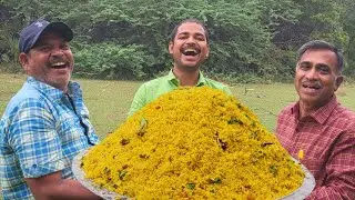 50 Kg Pulihora Recipe || Cooking And Eating In our Village @subhasdasgupta