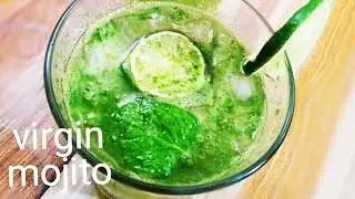 virgin mojito | mint lime mojito | mocktail | refreshing drink | non-alcoholic