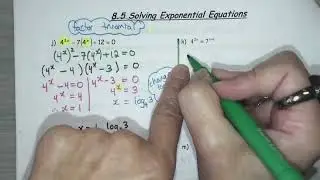 MHF4U1 8.5 Solving Exponential Equations Part 3