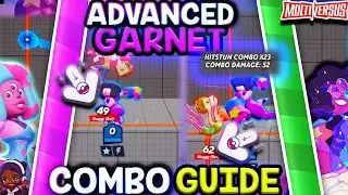 rank 1 garnet combos & multi punch cancel guide !  🔮 | Multiversus garnet guides and combos
