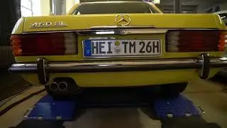 Mercedes 450 SL  Bj. 1972     exhaust sound