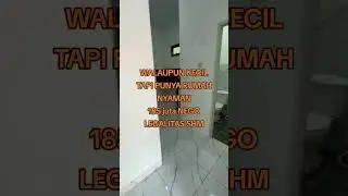 JUAL CEPAT RUMAH SIAP HUNI, 185 juta NEGO (SHM). Info Survei : 085693567922 Akbar. #rumahmurah