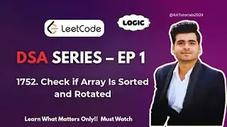 Check if Array Is Sorted and Rotated 🔥 | LeetCode 1752 | DSA Logic Explained