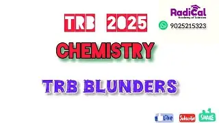 TRB Asst. Professor I Chemistry I Online test series I Solved questions 