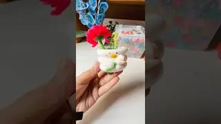 DIY clay pen holder / air dry clay craft / art and craft ideas #diy #art #craft #love