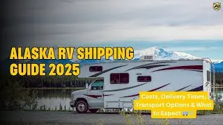 Alaska RV Shipping Guide 2025 | Costs, Delivery Times, Transport Options & What to Expect 🚐❄️