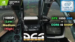 DCS World || GTX 1050 2GB + I5 9400F || Gameplay FPS Test