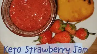 Keto Strawberry Jam with Chia Seeds / Diabetic friendly Jam Recipe(No Xanthan Gum)