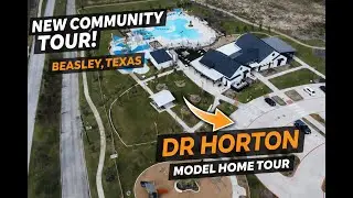 Inside a New DR Horton Community in Beasley, Texas | Emberly Model Home Tour