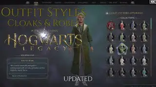 Hogwarts Legacy: Style Appearances -  All Cloaks & Robes | UPDATED | 4K