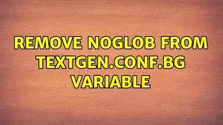 Remove noglob from $@ variable (2 Solutions!!)