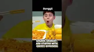 Spicy Cheese Noodles with Cheese Balls #asmr #mukbang #cheesenoodles #cheeseball #bigbites
