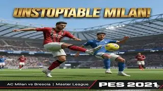 AC Milan vs Brescia  PES 2021 Master League  Serie A