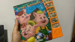LIVRO SONORO Os Tr&ecirc;s Porquinhos | LIVRINHO INFANTIL NARRADO - Blu Editora