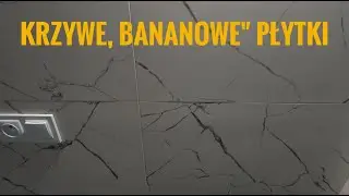 Krzywe, bananowe płytki #bielfliz