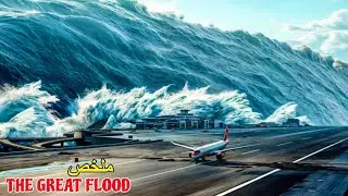 تسونامي🌊 مدمر يضرب الارض🌏 ويقضي على كل البشر الا ام وطفلها😢|ملخص بدارجة