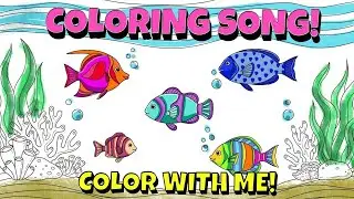 Let&rsquo;s Color the Ocean! Sea Animal Coloring Song for Preschool & Toddlers