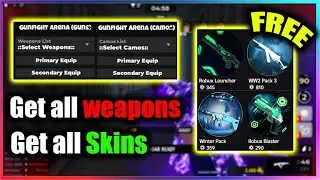 [⭐FE] Gunfight Arena Script - Get all Weapons, Skins (NO KEY!!)