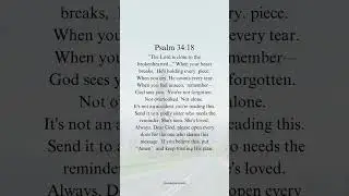 Psalm 34:18#prayer #morningprayer #christian #god #bibleverses