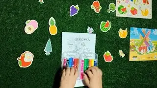 Bright Flowers Coloring Book Video