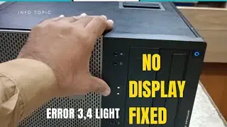 Dell Optiplex 3010 / Горит индикатор с кодом ошибки 3,4 / Нет изображения / Ремонт / Диагностика ...