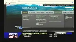 WLOS TV News 13 Story on AdvantageWest Web Site