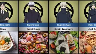 FAVORITE FOOD CHARACTERS FROM JUJUTSU KAISEN
