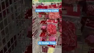 Shop With Me at Dollar Tree~Valentines Crafts #diy #craft #dollartree #valentine