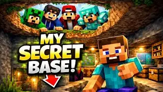 Minecraft Survival series 4 with my friends|| but I reveal my secret base 🤫. || 
