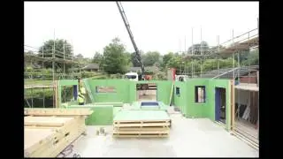 Timber frame ground floor panels