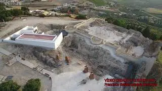 Vuelo sobre recinto Ferial en plena Feria Real.  Aguilar de la Frontera.