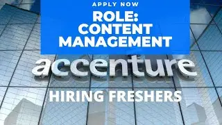 ACCENTURE HIRING FRESHERS | ACCENTURE VACANCIES 2021 | WORK FROM HOME JOBS