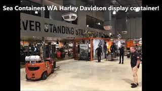 Perth Harley Davidson collaborates with Sea Containers WA