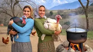 Experience the Magic of Traditional Iranian Village Cooking with Turkey!
