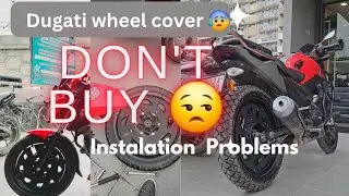 Don't BUY  Dugati Style 🤯 Wheel Cover | Tvs Raider Wheel Cover Modification