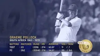The ICC Hall Of Famers: Graeme Pollock | 'The majestic left-hander'
