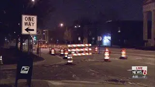 Drivers, bus riders out on Meridian Street