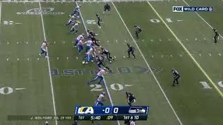 Jamal Adams dirty hit on John Wolford  2021 NFC wildcard game