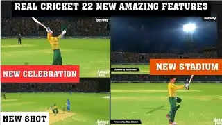 REAL CRICKET 22 NEW PROMO LAUNCH NEW CELEBRATION, NEW SHOTS RC22 NEW UPDATE FEATURES REVEAL!