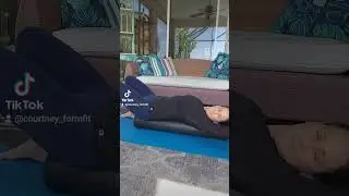 try this foam roller exercise for neck or shoulder tightness #postureexercises