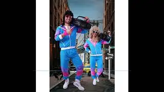 Good Halloween or Hallows' Even Costume Reviews! 80s / 90s Shell Suit Party Dress Costume/Retro...