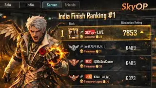 #1 India finish rank 😎 | iPad Pro M5 Gameplay Bgmi Live 🔥 #madanop #skyop #bgmi #botsquad