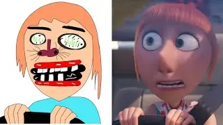 Despicable Me 4 | Drawing meme | Chased Around The Supermarket by Crazy Old Lady 