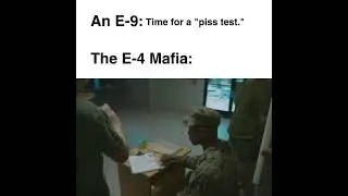 E-4 is not a paygrade. It's a lifestyle.
