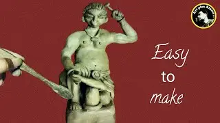 Work man modelling made with clay // clay sculpting // mitti ka art & crafts works❤ #artplusatanu