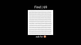 can u find 69 🤔💭