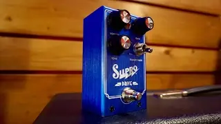 Supro SuproDrive overdrive, демо Пита Торна