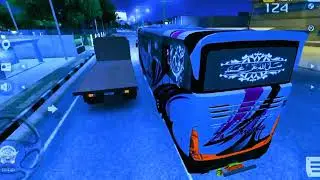 Mercedes Benz AC Bus VS Ordinary Truck Parallel Race - Bus Simulator Indonesia - 1256 Episode - HD